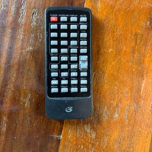 GPX Remote Control for DVD SD USB Media Players Black Replacement Controller